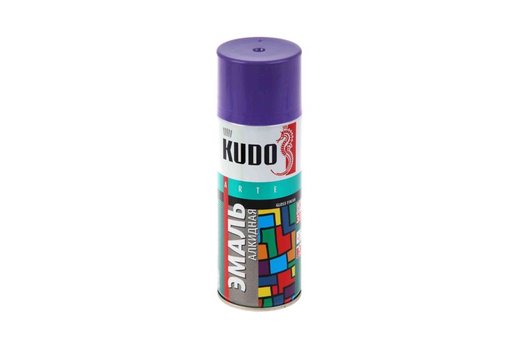Эмаль универсальная KUDO KU1015 520мл. (фиолетовая) (12шт)