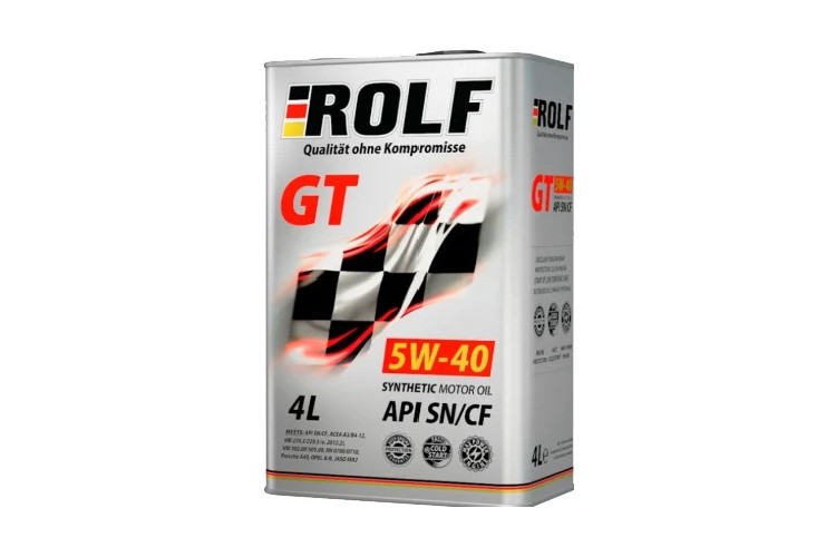 Масло моторное ROLF GT 5W-40 4л.