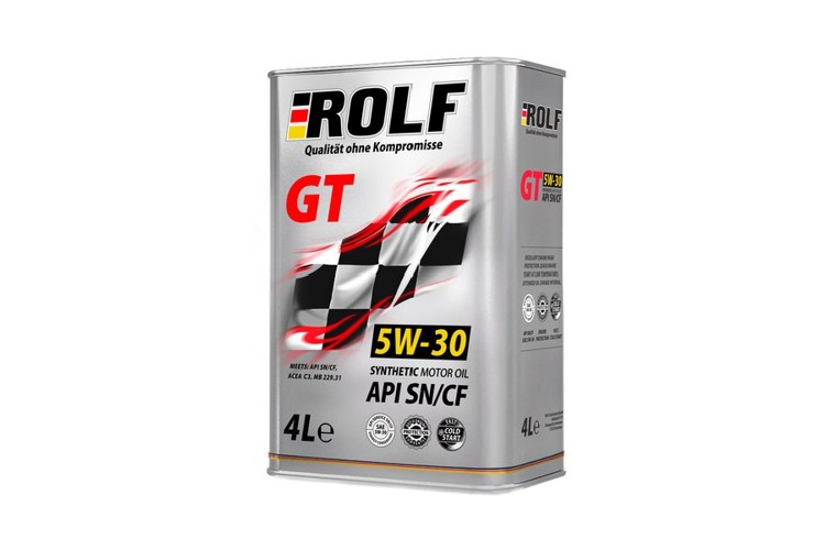 Масло моторное ROLF GT 5W-30 4л.