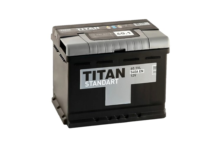 Аккумулятор TITAN Standart 60.1 (-) (0263)