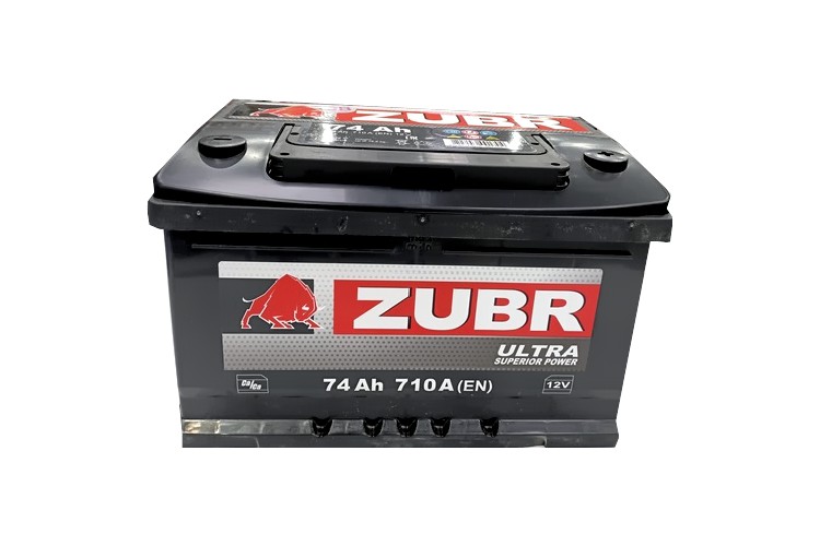Аккумулятор ZUBR ULTRA 74 (+) (1031)