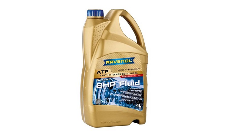 Трансмиссионное масло RAVENOL ATF 8HP Fluid 4л.