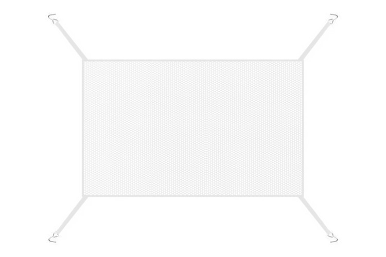 Защитная сетка радиатора VA 79707917 (белая)
