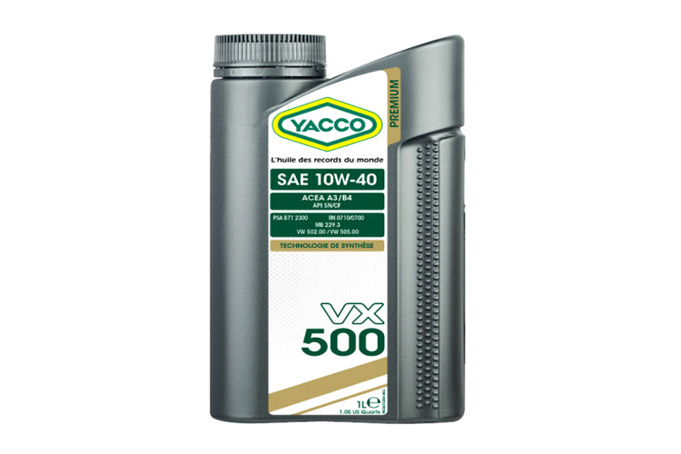 Масло моторное YACCO VX 500 10W-40 1л.