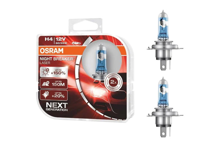 Лампа H4 OSRAM 64193NL150HCB (P43t) (комплект)