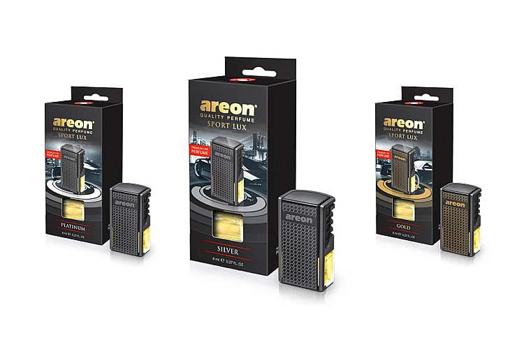 Ароматизатор AREON AC01 Car на дефлектор GOLD 8ml.