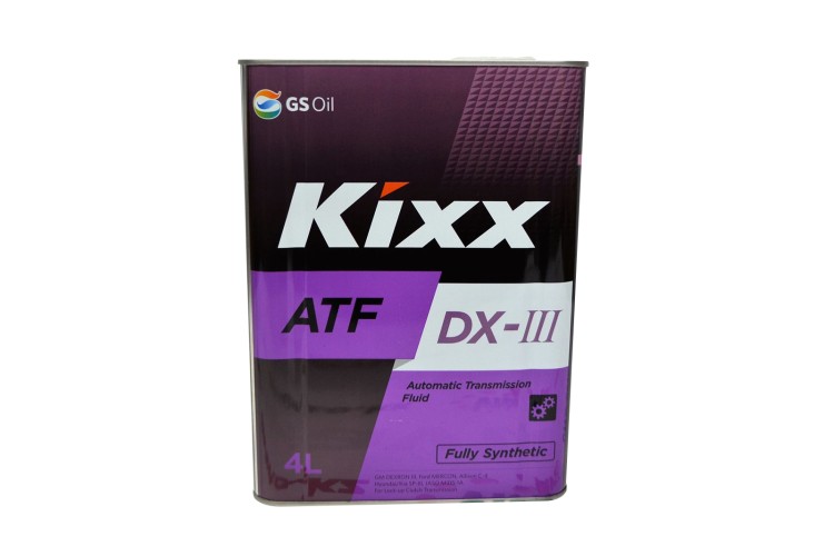Масло трансмиссионное KIXX ATF DX ІІІ 4л.