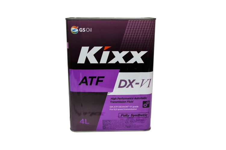 Масло трансмиссионное KIXX ATF DX 6 4л.