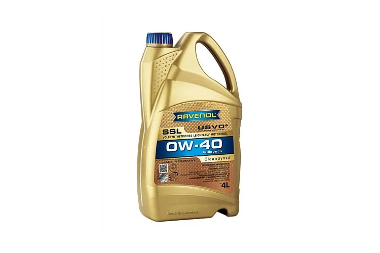 Моторное масло RAVENOL SSL 0w40 4л.