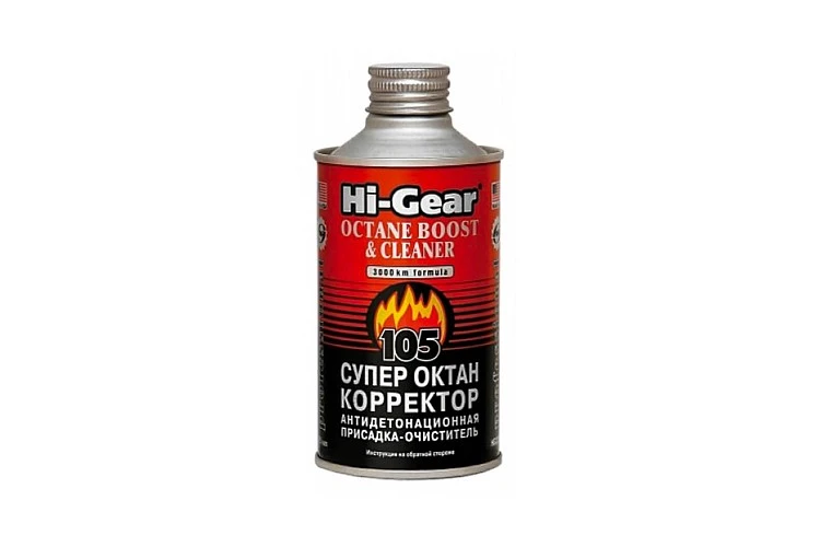 Супер октан корректор и очиститель HI-GEAR HG3306 325мл. / Супер октан Hi-GEAR hg3306 325ml түзеткіш және тазартқыш.