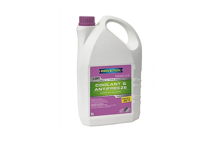 Антифриз RAVENOL LGC Premix -40 (лиловый) 5л.