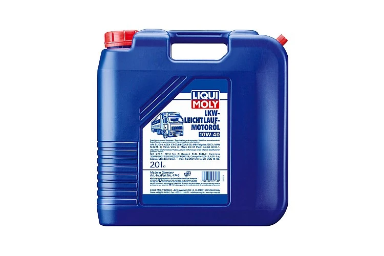 Моторное масло LIQUI MOLY LKW-LEICHTLAUF-MOTOROL 10W40 20 л. (4743)