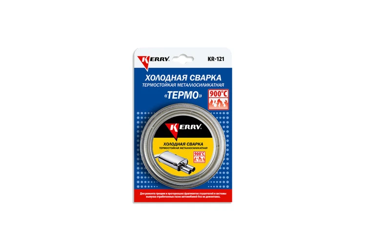 Герметик выхлопной системы KERRY KR121 140гр. (холодная сварка) / Шығару жүйесінің герметигі KERRY KR121 140г. (суық дәнекерлеу)