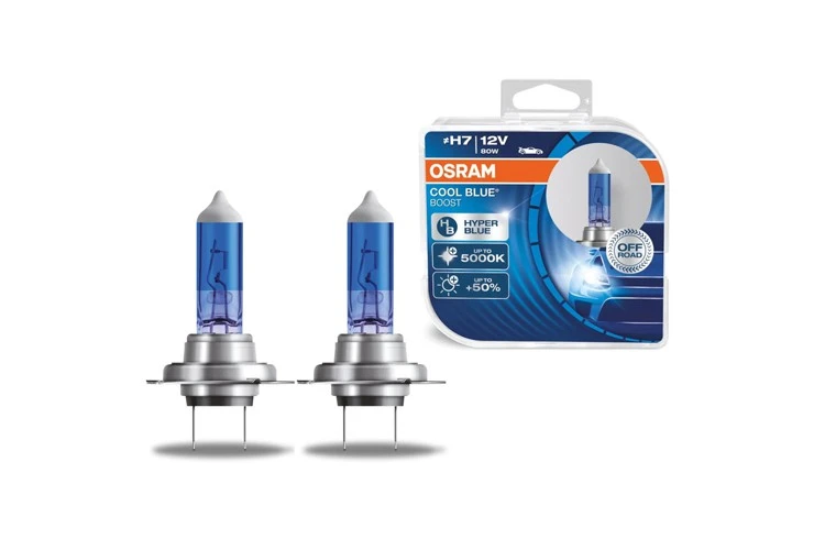 Лампа H7 OSRAM 62210CBBHCB Cool Blue 5000K +50 (комплект)