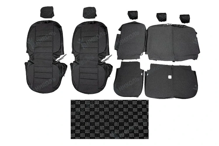 Чехлы модельные НИКОЛЬ 113837 Lada Largus 5мест жаккард серый квадрат