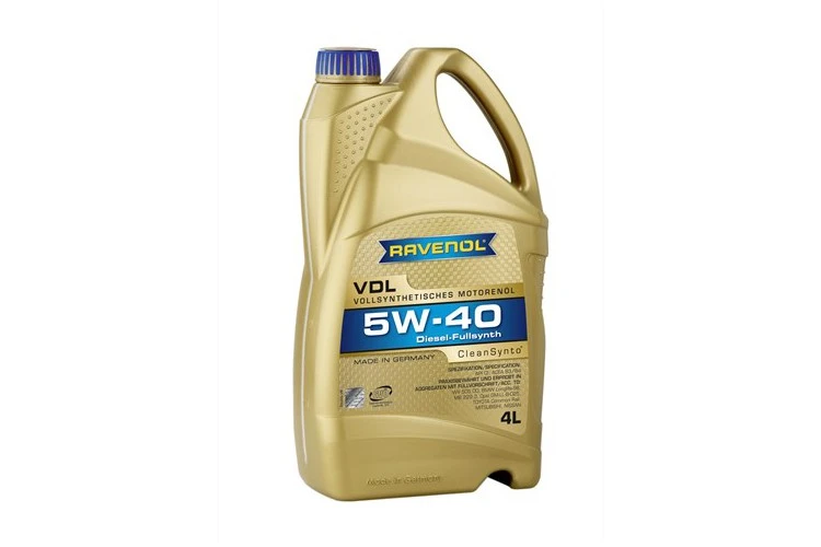 Моторное масло RAVENOL VDL 5w40 4л.