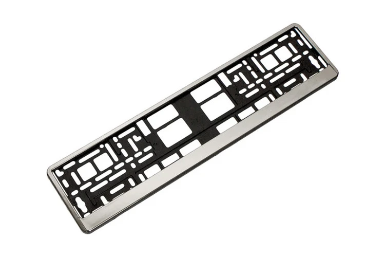 Рамка номера DOLLEX SPL17 (хром без надписи)
