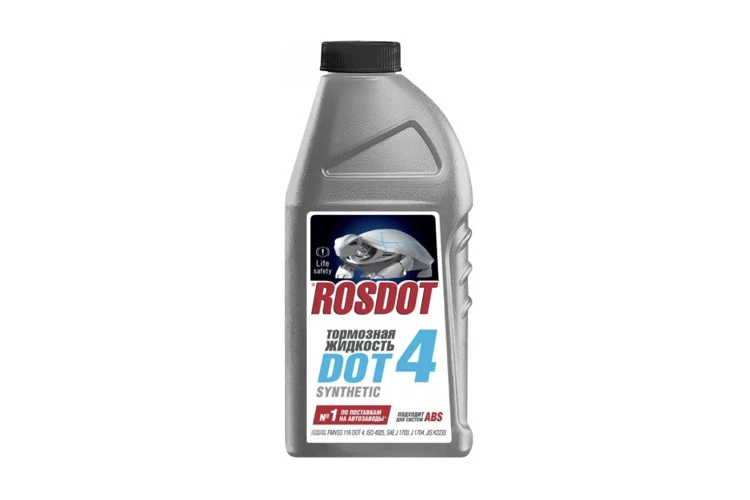 Тормозная жидкость ТОСОЛ-СИНТЕЗ ROSDOT-4  (черепашка) 455 г. / Тежегіш сұйықтығы TOSOL-SINTEZ ROSDOT-4 (тасбақа) 455 г.