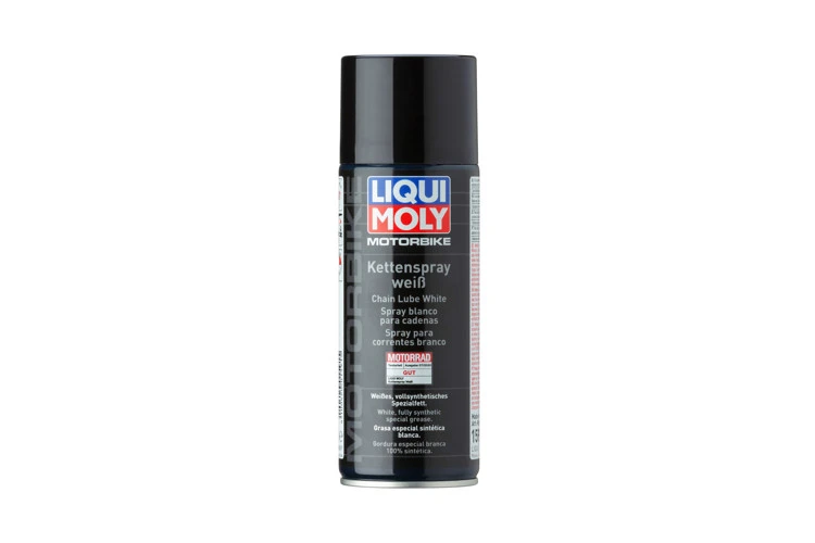 Белая цепная смазка для мотоциклов LIQUI MOLY (1591) / Мотоциклдерге арналған ақ тізбекті майлау
