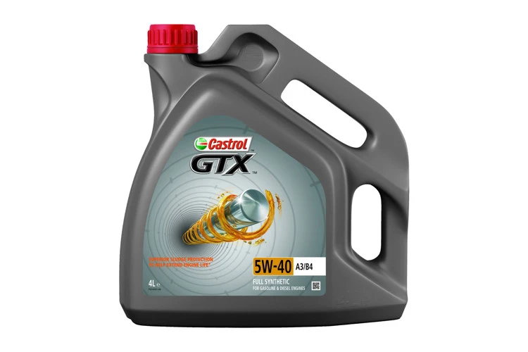 Масло моторное CASTROL GTX 5W-40 A3/B4 4л. / Мотор майы