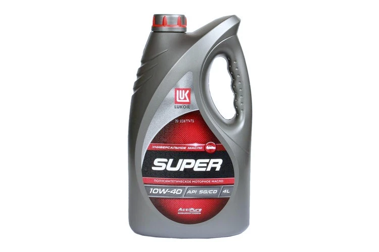 Масло моторное LUKOIL 10W-40 СУПЕР 4л. (4шт)