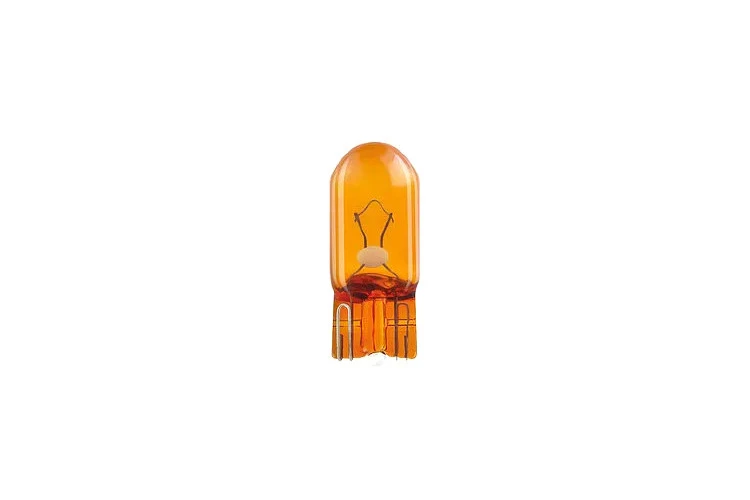 Лампа T10 OSRAM 2827 WY5W (желтая без цоколя)