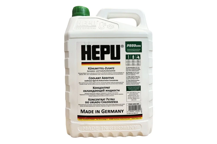 Антифриз HEPU P999GRN005 5л.(зеленый концентрат)