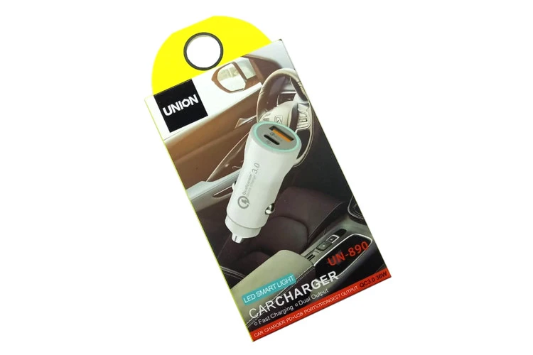 Зарядное устройство UNION UN890 (USB, Type-C)