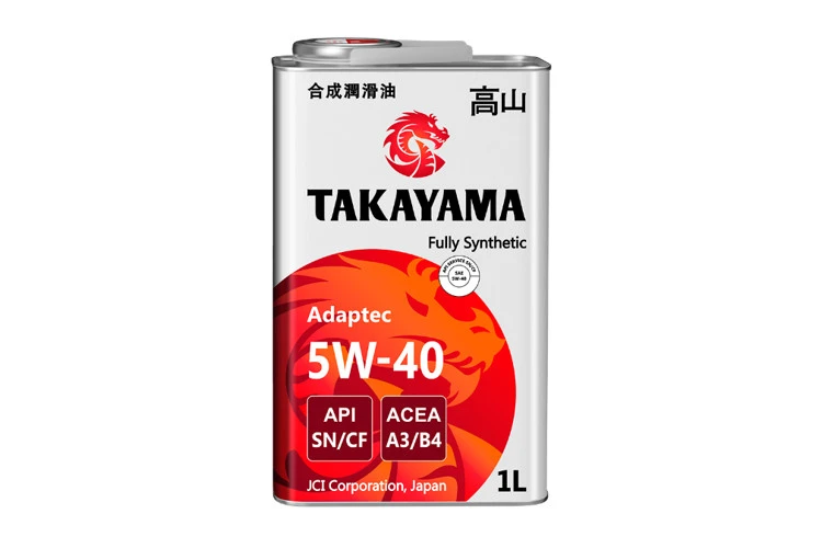 Масло моторное TAKAYAMA Adaptec 5w40 1л. (SN/CF, A3 B4)