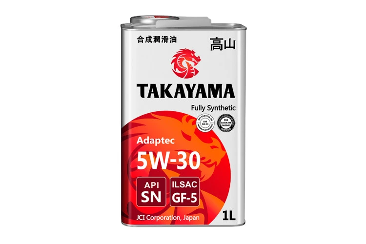 Масло моторное TAKAYAMA Adaptec 5w30 1л. (SP, GF-6A)