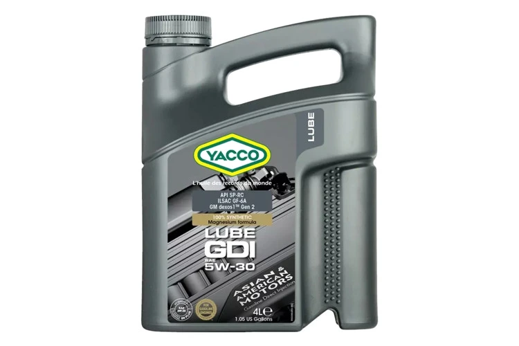 Масло моторное YACCO LUBE GDI 5W-30 4л.
