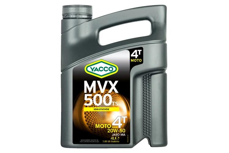 Масло моторное YACCO MVX 500 TS 4T 20W-50 4л. (moto)