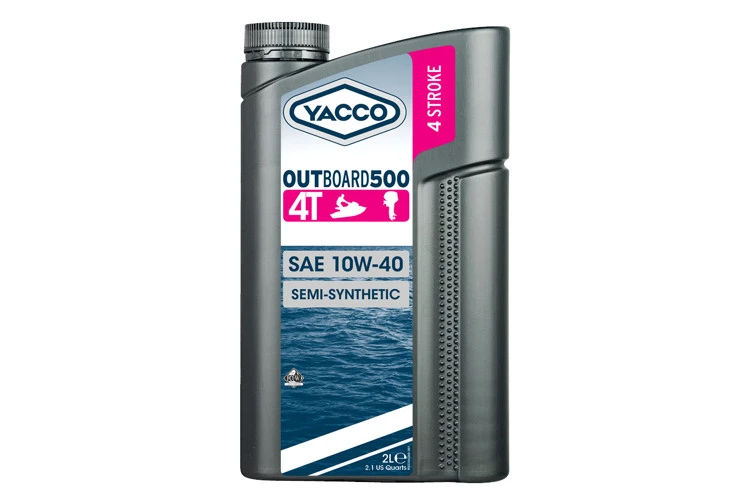 Масло моторное YACCO OUTBOARD 500 4T 10W-40 2л.