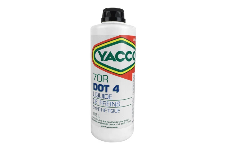 Тормозная жидкость YACCO 70R DOT4 0.5л (6260)