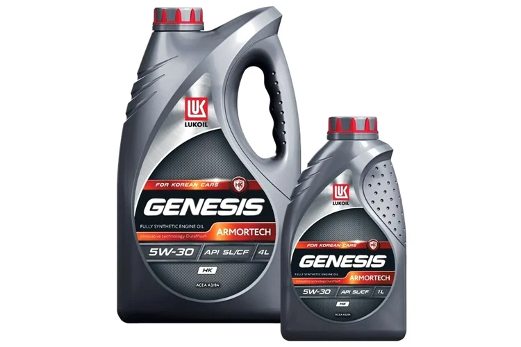 Масло моторное LUKOIL 5W-30 GENESIS ARMORTECH НК 4л.+1л. АКЦИЯ