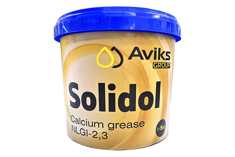Смазка AVIKS Солидол 5кг. (ведро) / Майлау майы