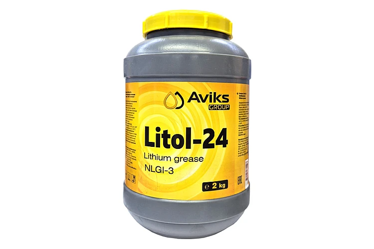 Смазка AVIKS Литол-24 2кг. (банка) (6шт) / Майлау майы