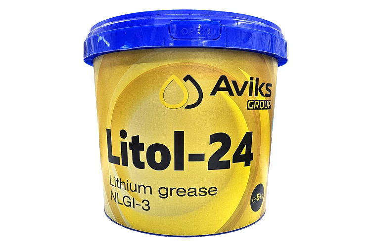 Смазка AVIKS Литол-24 5кг. (ведро) / Майлау майы