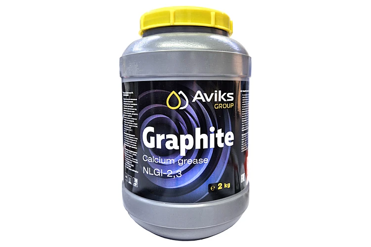 Смазка AVIKS Графитная 2кг. (банка) (6шт) / Майлау майы