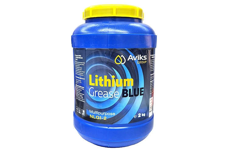 Смазка AVIKS Lithium Grease BLUE (синяя) 2кг. (банка) (6шт) / Майлау майы