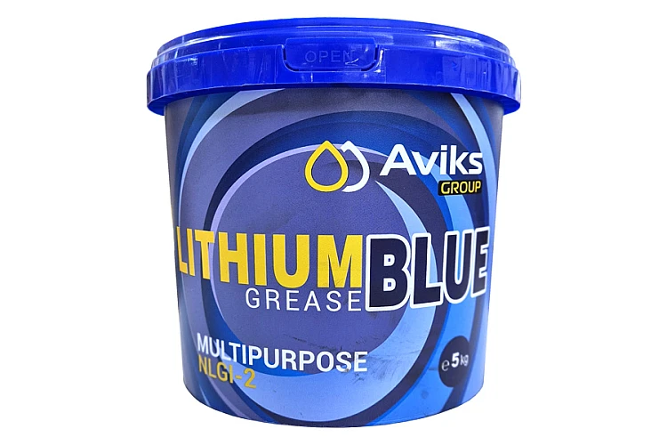 Смазка AVIKS Lithium Grease BLUE (синяя) 5кг. (ведро) / Майлау майы