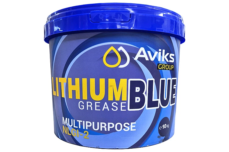 Смазка AVIKS Lithium Grease BLUE (синяя) 10кг. (ведро)  Майлау майы