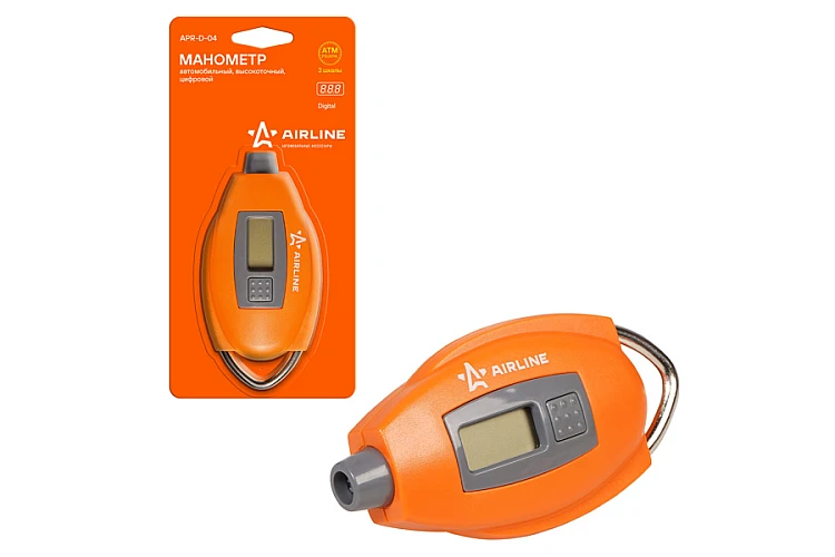 Манометр цифровой AIRLINE APRD04 (блистер)