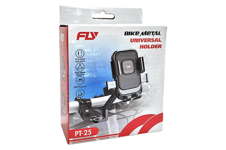 Держатель мобильного телефона FLY PT25 (вело) / Ұялы телефон ұстаушысы (велосипедке арналған)