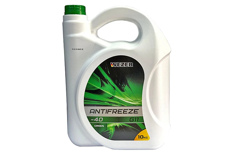 Антифриз WEZZER зеленый 10кг. (2шт)