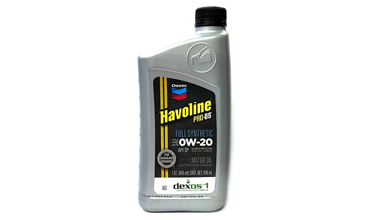 Мотор майы / Масло моторное CHEVRON Havoline Prods SYN 0w20 0.9л. (6шт)