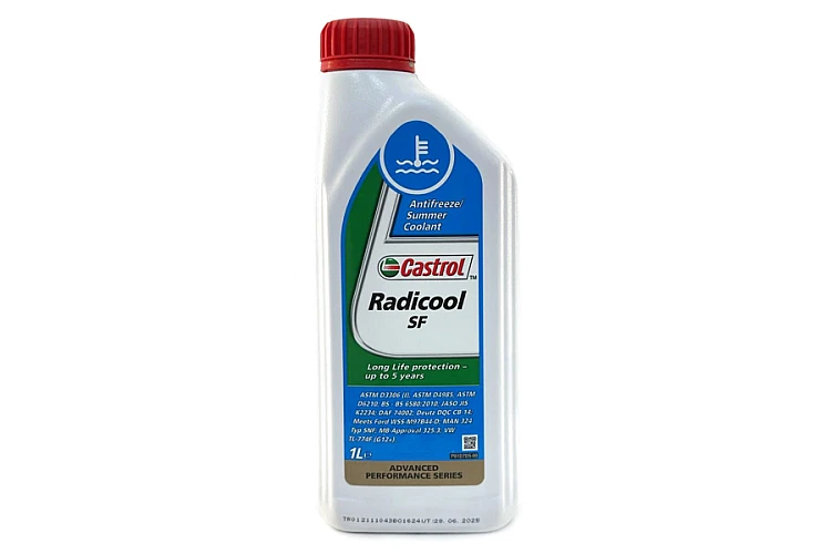 Антифриз CASTROL Radicool SF (концентрат красного цвета) 1л.