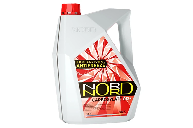 Антифриз NORD красный Carboxylate G12+ 5кг. (3шт)