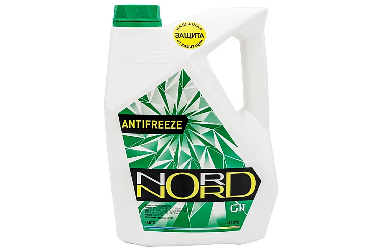 Антифриз NORD зеленый 5кг. (3шт)