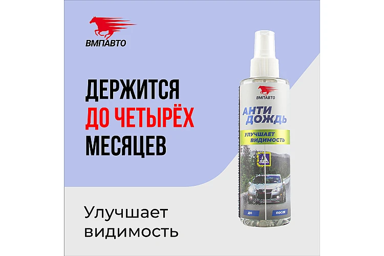 Антидождь VMPAUTO 180мл. (20шт) 7204 / Жаңбырға қарсы